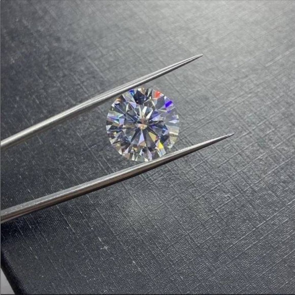 Certified Moissanite Brilliant Round Cut Diamond Loose Stone - Picture 4 of 8